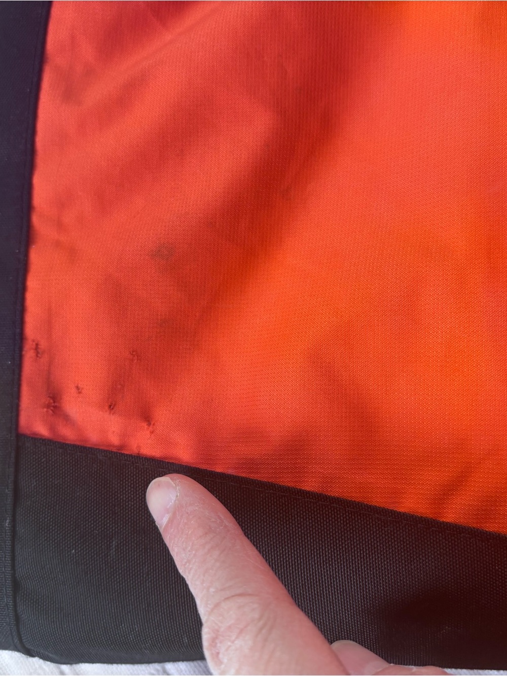 The North Face Orange and Black Insulated One-Piece Ski Suit - Picture 8 of 8